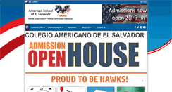 Desktop Screenshot of colegioamericano.edu.sv